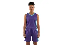 Custom casual blue white lines adult youth unisex basketball jersey - reversible uniform - Jersey