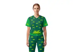 Custom random nature leaves short sleeve adult youth unisex softball jersey - Jersey