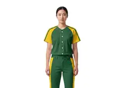 Custom full button with arm sleeve stripe   adult youth unisex baseball jersey - Jersey