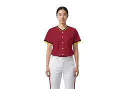 Custom full buttons  adult youth unisex softball jersey - Jersey