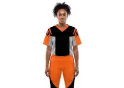 Custom classic thick stripe adult youth unisex football jersey - Jersey