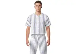 Custom vertical stripe adult youth unisex baseball jersey - Jersey