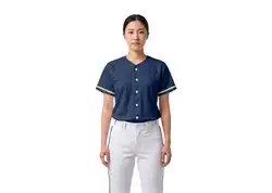 Custom  amber adult youth unisex full buttons baseball jersey - Jersey