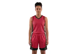 Custom pink red rockets adult youth unisex basketball jersey - reversible uniform - Jersey