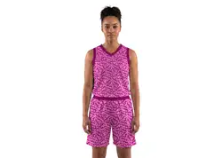 Custom zig zag shapes adult youth unisex basketball jersey - reversible uniform - Jersey