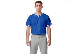 Custom tufts blue adult youth unisex full buttons softball jersey - Jersey
