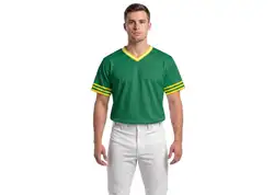 Custom arms stripes  short sleeve adult youth unisex baseball jersey - Jersey