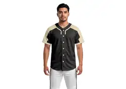 Custom blackish adult youth unisex full buttons softball jersey - Jersey