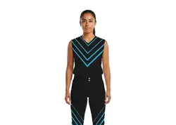 Custom v-line sleeveless youth unisex baseball jersey - Jersey