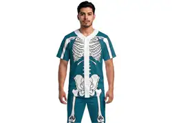Custom skeleton nature adult youth unisex baseball jersey - Jersey