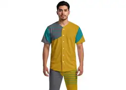 Custom top half lines adult youth unisex baseball jersey - Jersey