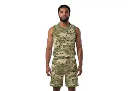 Custom military camo adult youth unisex basketball jersey - reversible uniform - Jersey