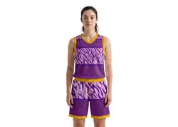 Custom tiger skin design adult youth unisex basketball jersey - reversible uniform - Jersey