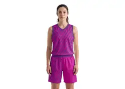 Custom crossed diagonal lines adult youth unisex basketball jersey - reversible uniform - Jersey