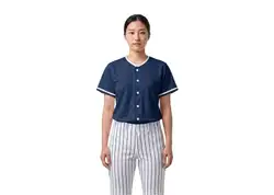 Custom soft fabric  adult youth unisex full buttons softball jersey - Jersey