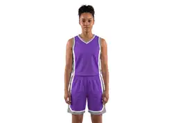 Custom simple lilac adult youth unisex basketball jersey - reversible uniform - Jersey