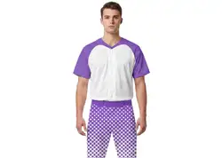 Custom m-shape solids adult youth unisex baseball jersey - Jersey