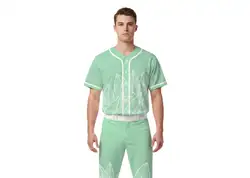 Custom plant leaves nature adult youth unisex softball jersey - Jersey