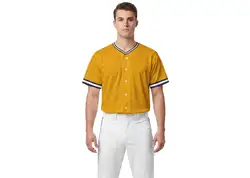 Custom golden horizon adult youth unisex full buttons baseball jersey - Jersey