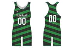 Custom black stripes adult youth unisex wrestling singlets - Wrestling-singlets