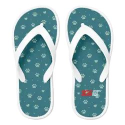 Custom flip flops white sunny - Flip-flops