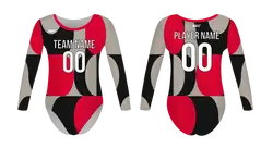 Custom women long sleeve one piece dance uniform  multi shapes - Dance-jerseys