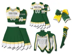 Custom brown lines youth adult unisex cheerleading sleeveless crop top jersey - Jersey