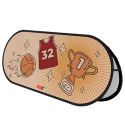 Custom popup banner basketball trophy gold horizontal - Pop-up-banners