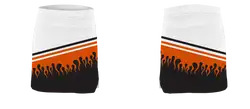 Custom orange blaze burn youth adult unisex cheerleading tight skirts - Skirts