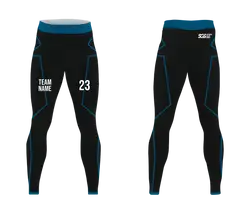 Custom spendid adult youth unisex full calf compression tights - Compression-tights