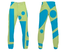 Custom geometric abstract adult youth unisex softball pants - Softball-pants