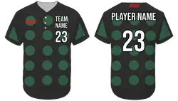 Custom two combination shape three button adult youth unisex softball jersey - Jersey