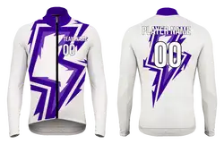 Custom sophisticated adult youth unisex cycling long sleeve - Jersey