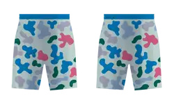 Custom abstract shapes adult youth soccer shorts - Short