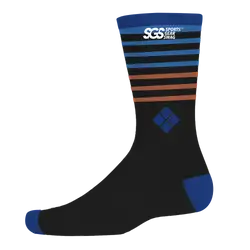 Custom cycling socks adult youth unisex nightfall blue - Socks