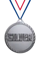 Silver medals award - Medals-awards