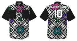 Custom fishing shirt adult youth unisex vivid petals - Jersey