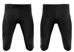 Custom football pants adult youth unisex noir chic - Football-pants