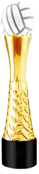 Gold design ball trophies awards - Trophies-awards