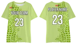 Custom short sleeve shirts adult youth unisex eco stream - Jersey