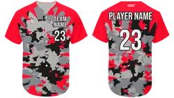 Custom sharp point camo adult youth unisex softball jersey - Jersey