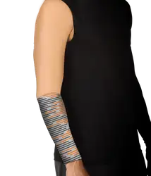Custom segmented lines adult youth unisex forearm sleeves - Arm-sleeve
