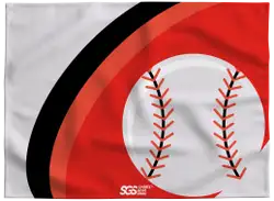 Custom baseball fabric banner striking - Fabric-banners