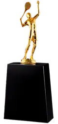 Golden man tennis trophies awards - Trophies-awards
