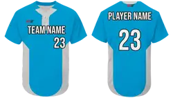 Custom u shape bottom stripe adult youth unisex softball jersey - Jersey