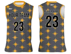 Custom bright adult youth unisex volleyball racerback jersey - Jersey