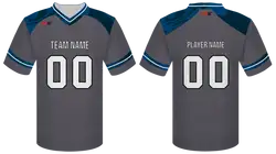 Custom semi stripes abstract adult youth unisex football jersey - Jersey