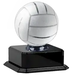 Volleyball crystal awards - Crystal-awards