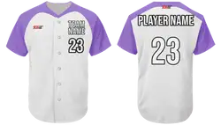 Custom m-shape solids adult youth unisex baseball jersey - Jersey