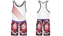 Custom abstract spectrum adult youth unisex powerlifting singlet - Powerlifting-singlets